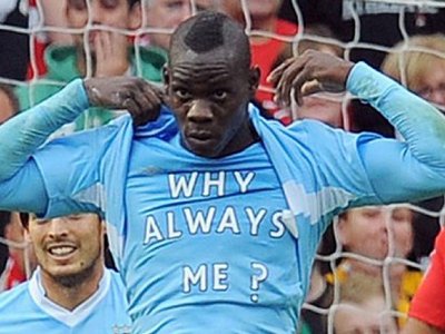 Manchester City's Mario Balotelli Manchester City's Mario Balotelli